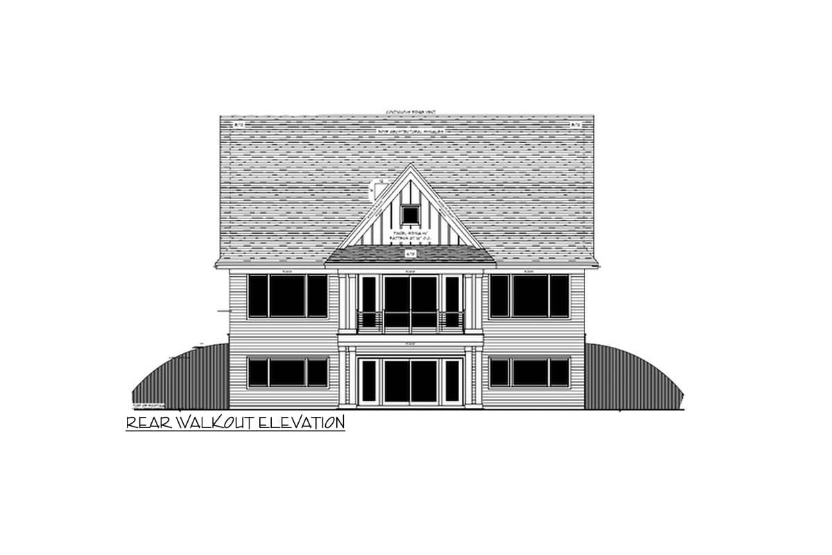 Plan 14702RK: 4-Bed New American Home Plan with a Home Office and Two Laundry Rooms - Image #54 - Craftsman, New American