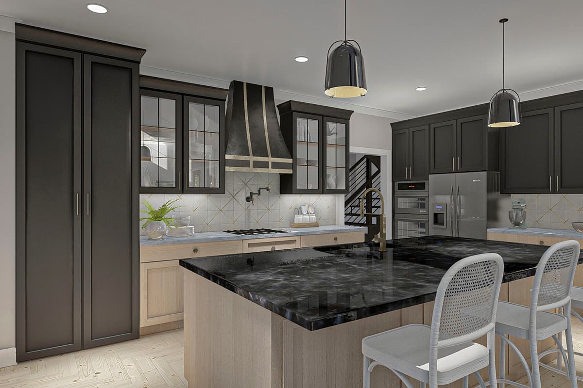 Plan 62329DJ: Magnificent Modern Farmhouse Plan with Sunroom and 2-Story Great Room - Image #9 - Country, Farmhouse, Modern Farmhouse, New American