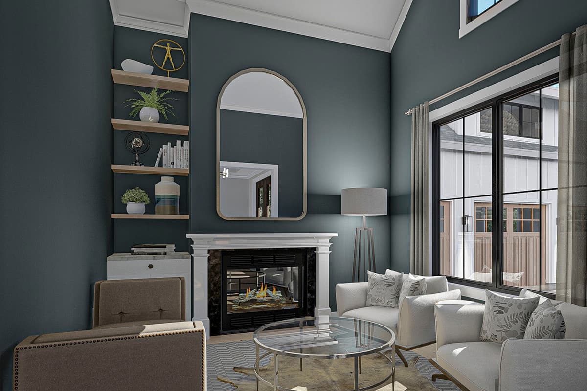 Plan 62329DJ: Magnificent Modern Farmhouse Plan with Sunroom and 2-Story Great Room - Image #11 - Country, Farmhouse, Modern Farmhouse, New American