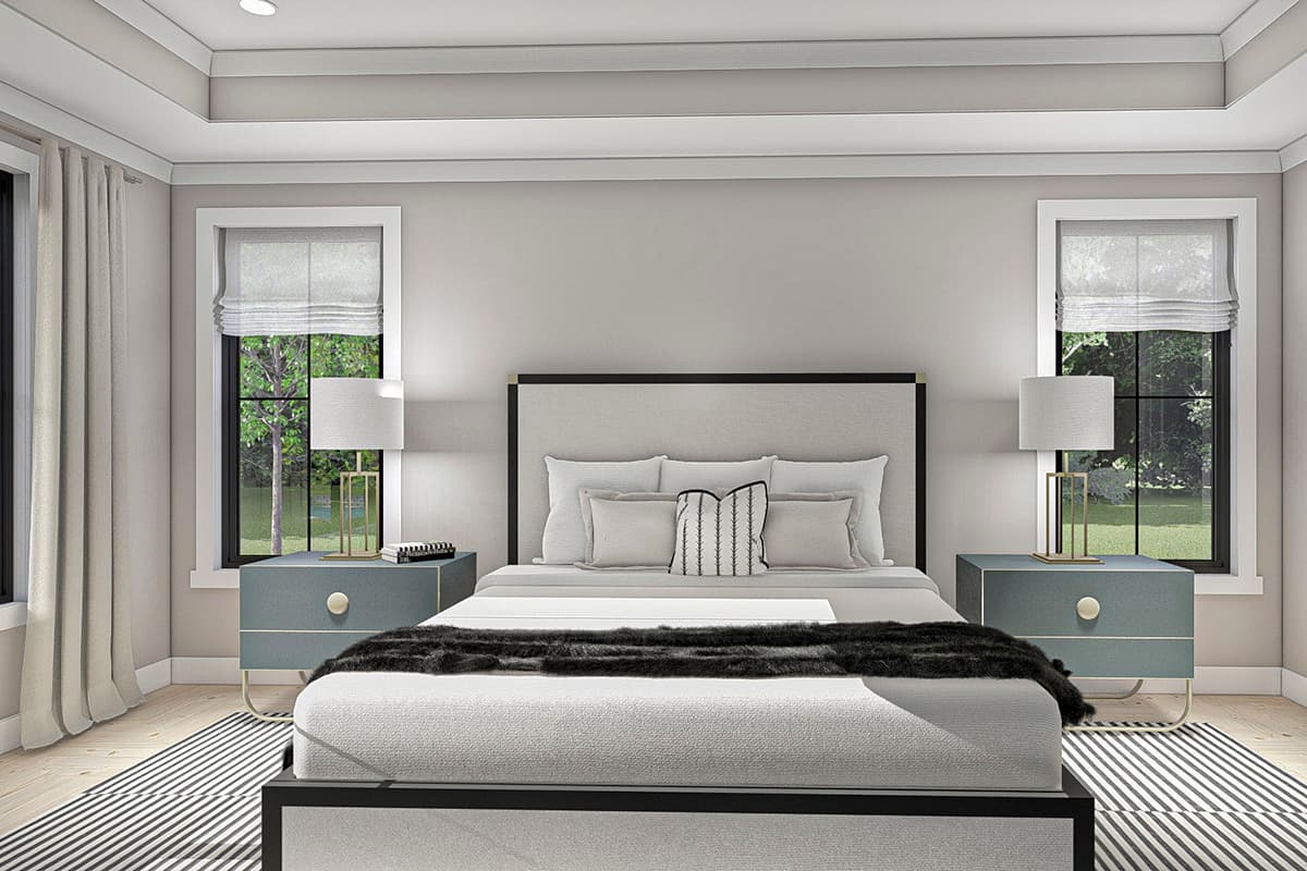 Plan 62329DJ: Magnificent Modern Farmhouse Plan with Sunroom and 2-Story Great Room - Image #15 - Country, Farmhouse, Modern Farmhouse, New American