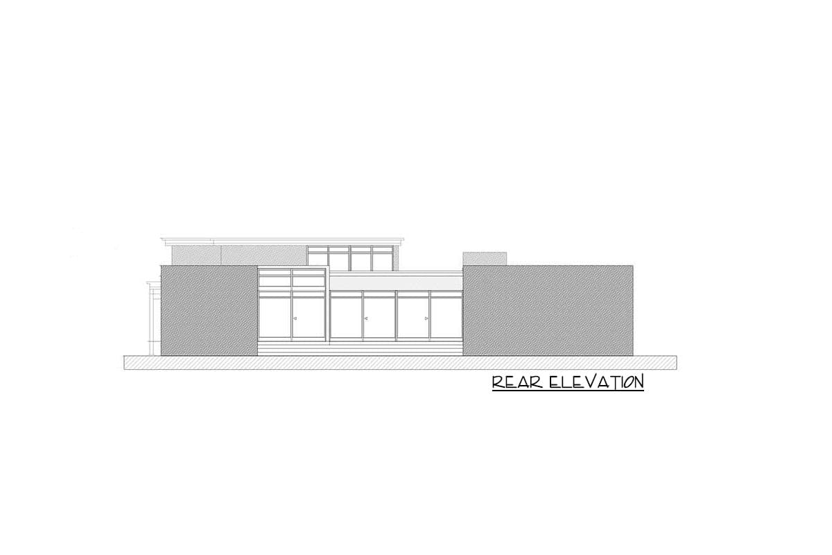 Plan 311012RMZ: Exclusive Modern Home Plan with Natural Lighting Galore - Image #9 - Contemporary, Mid Century Modern, Modern, Ranch