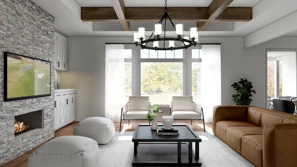 Plan 790099GLV: 3-Bed New American Home Plan with Split Bedrooms - Image #7 - Craftsman, New American, Ranch