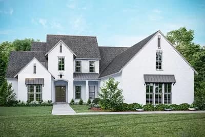 Exclusive 2-Story Acadian House Plan with Keeping Room and Cabana Porch - 4273 Sq Ft