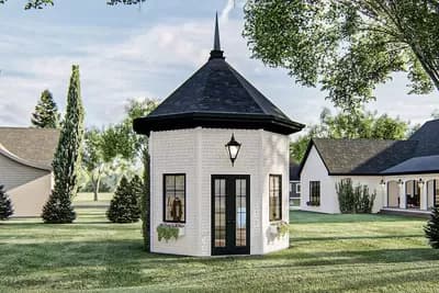 Cottage-style Work-From-Home Plan