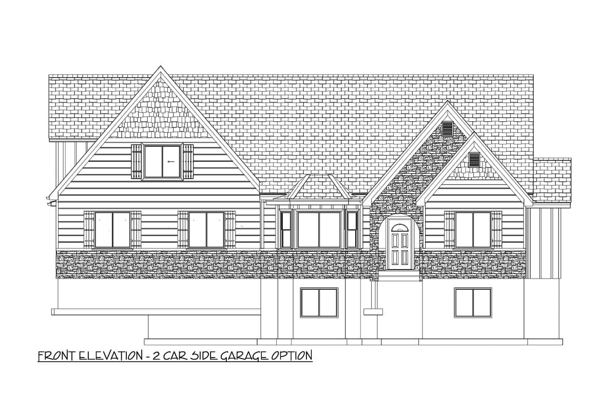 Plan 61375UT: Exclusive European House Plan with Optional Lower-level Apartment - Image #31 - European, Traditional, Transitional