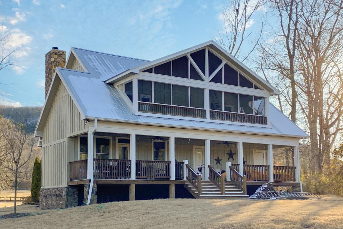 Plan 68749VR: Cottage Escape with 3 Master Suites and a Breezeway to the Garage - Image #4 - Country, Craftsman, Rustic