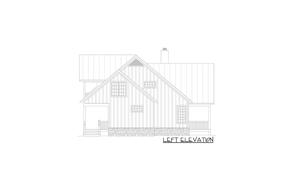 Plan 68749VR: Cottage Escape with 3 Master Suites and a Breezeway to the Garage - Image #6 - Country, Craftsman, Rustic