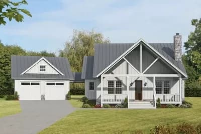 Cottage Escape with 3 Master Suites and a Breezeway to the Garage