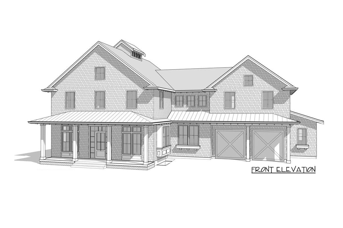 Plan 270040AF: 3-Bed Farmhouse Plan with 2-Story Great Room and Upstairs Sunroom - Image #35 - Country, Farmhouse, Modern Farmhouse, New American, Northwest, Traditional