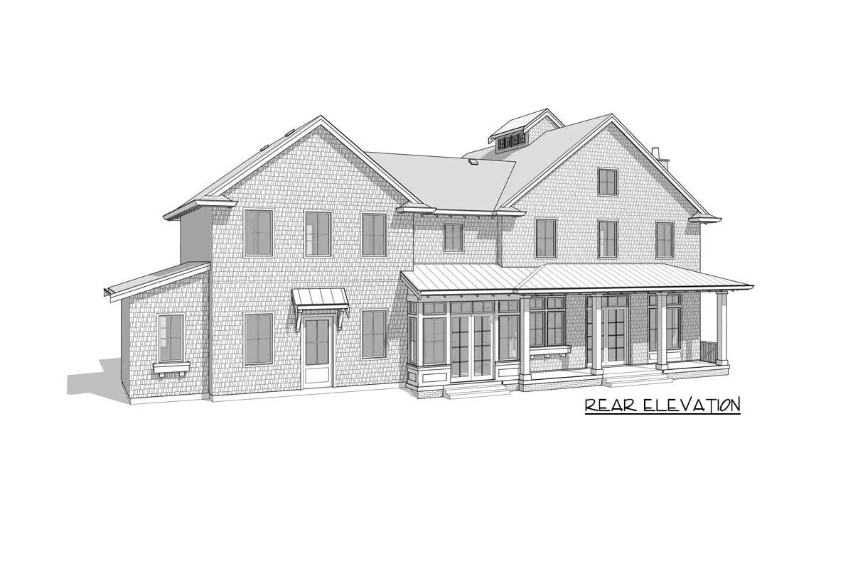 Plan 270040AF: 3-Bed Farmhouse Plan with 2-Story Great Room and Upstairs Sunroom - Image #36 - Country, Farmhouse, Modern Farmhouse, New American, Northwest, Traditional