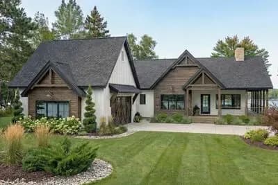 Lake House Plan with Two Main Floor Suites and Lower Level Expansion - 1856 Sq Ft