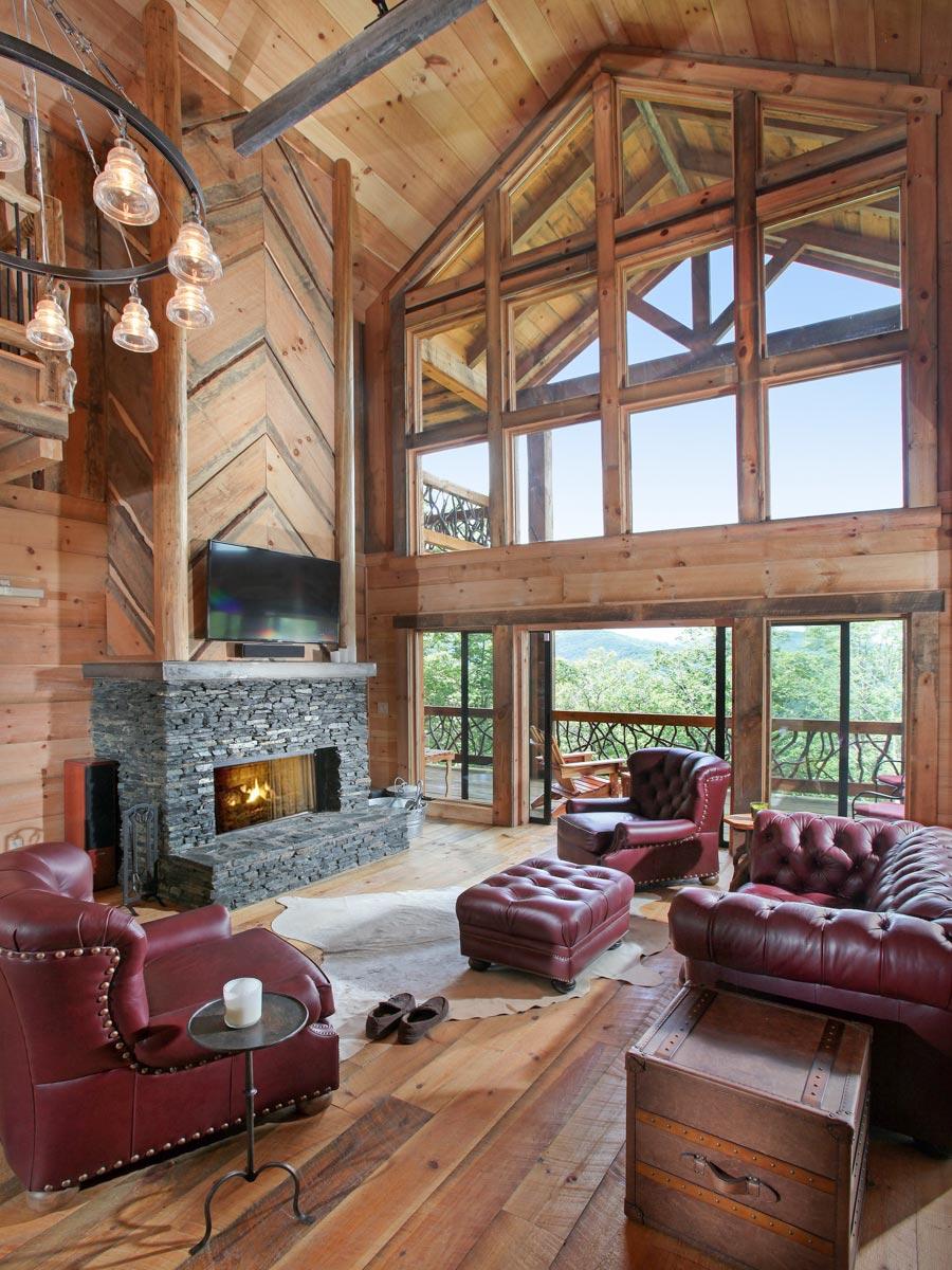 Plan 24127BG: Rustic Mountain House Plan for Rear-sloped Lot - Image #5 - Country, Craftsman, Mountain, Rustic, Vacation