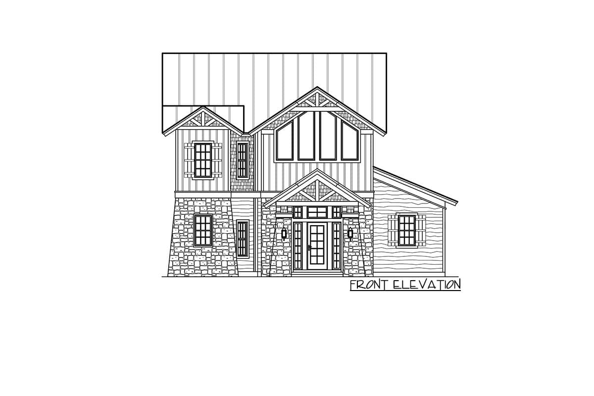Plan 24127BG: Rustic Mountain House Plan for Rear-sloped Lot - Image #19 - Country, Craftsman, Mountain, Rustic, Vacation