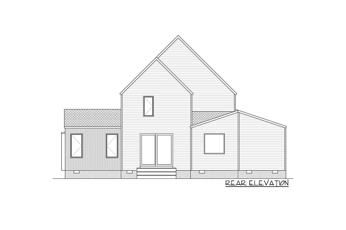 Plan 260007RVC: Contemporary House Plan with Main-level Master Bedroom - Image #7 - Contemporary, New American, Northwest, Scandinavian, Transitional