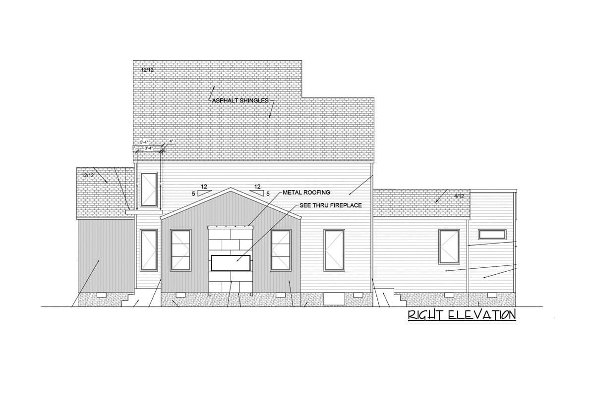 Plan 260007RVC: Contemporary House Plan with Main-level Master Bedroom - Image #8 - Contemporary, New American, Northwest, Scandinavian, Transitional