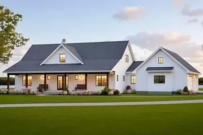 3-4 Bedroom Country Home Plan with Bonus Room Upstairs