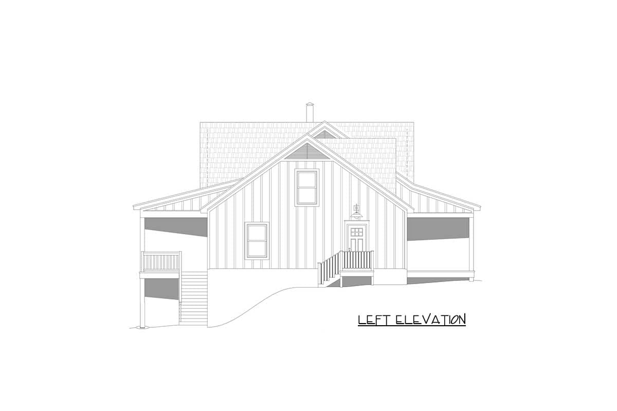 Plan 68750VR: Modern Farmhouse Ranch Home Plan with a Bonus Room and Walkout Basement - Image #5 - Country, Farmhouse, Modern Farmhouse, New American, Ranch