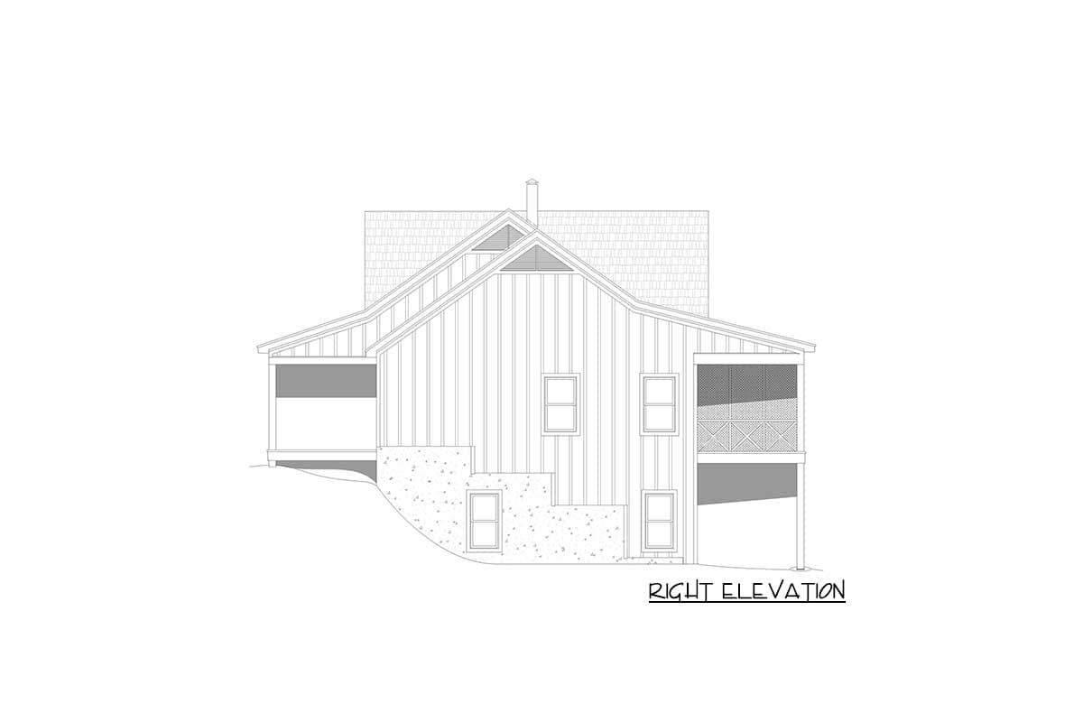 Plan 68750VR: Modern Farmhouse Ranch Home Plan with a Bonus Room and Walkout Basement - Image #7 - Country, Farmhouse, Modern Farmhouse, New American, Ranch