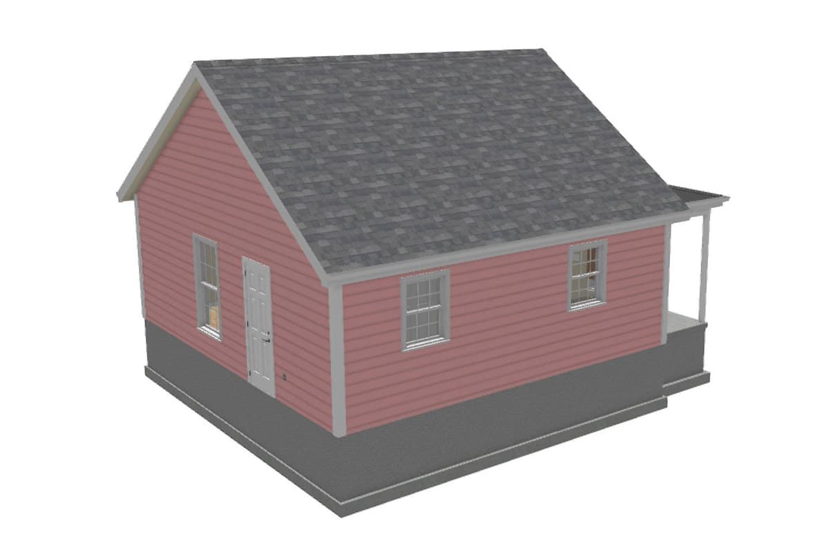 Plan 560005TCD: Small House Plan with Open Layout - Image #5 - Cottage, Country, Traditional, Vacation