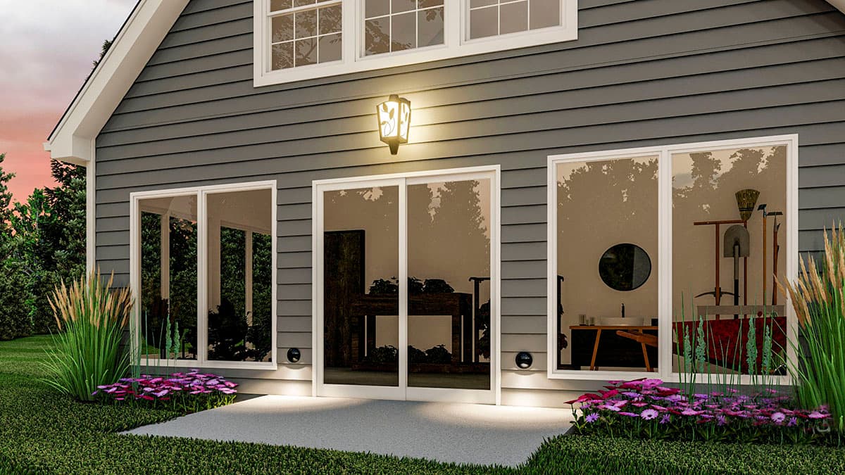 Plan 62344DJ: Detached Garage Plan with 2-Story Garden Room in Back - Image #7 - Cottage, Country, Craftsman, Southern, Traditional