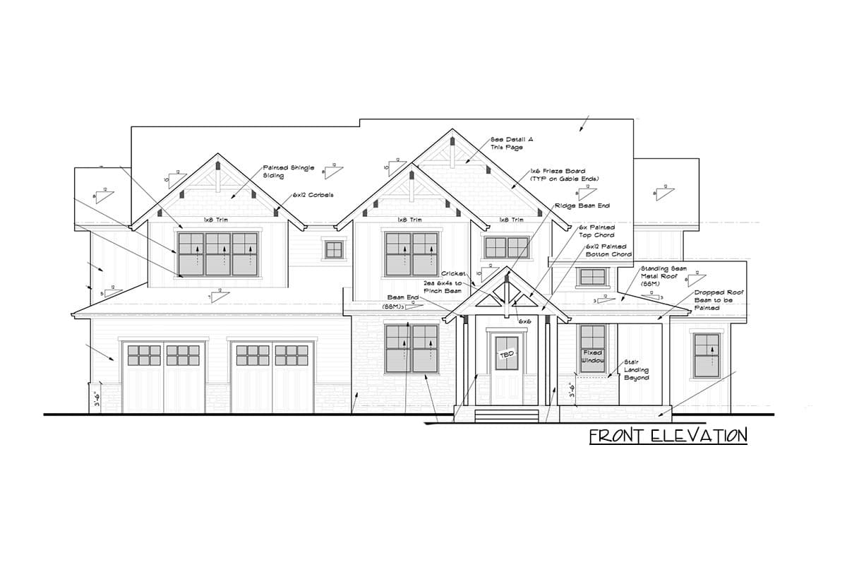 Plan 95114RW: Mountain Craftsman Home Plan with Two Master Suites and an Upstairs Deck - Image #20 - Craftsman, Mountain, New American, Rustic