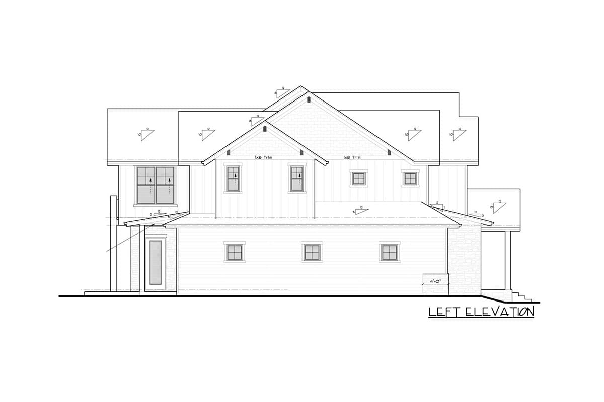 Plan 95114RW: Mountain Craftsman Home Plan with Two Master Suites and an Upstairs Deck - Image #21 - Craftsman, Mountain, New American, Rustic