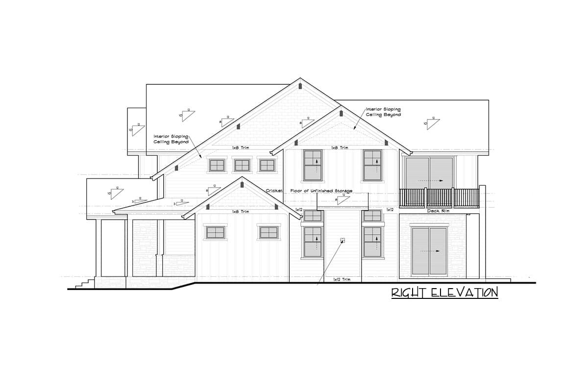 Plan 95114RW: Mountain Craftsman Home Plan with Two Master Suites and an Upstairs Deck - Image #23 - Craftsman, Mountain, New American, Rustic