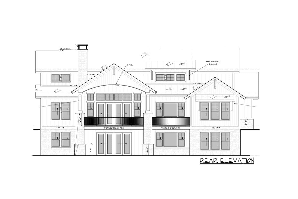 Plan 95115RW: New American Mountain House Plan with Vaulted Ceiling and Walk-out Basement - Image #37 - Country, Craftsman, Mountain, New American