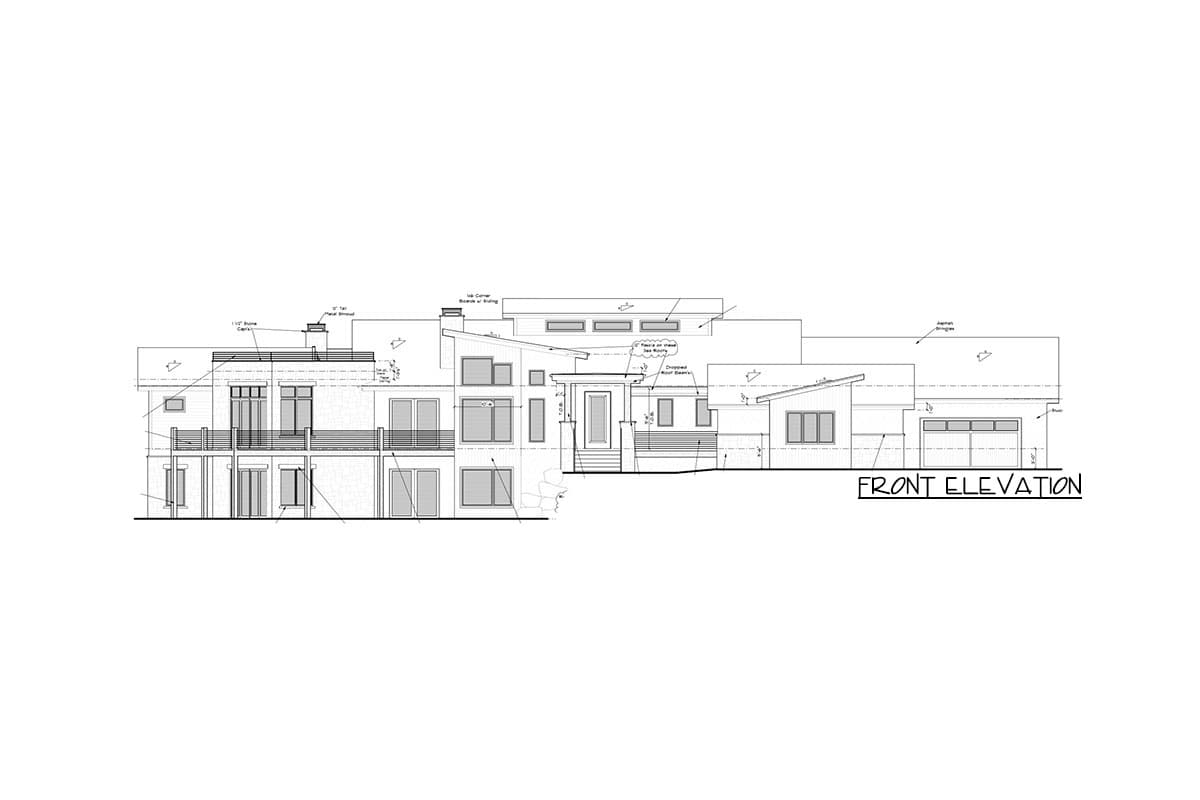 Plan 95117RW: Modern Mountain House Plan with Luxury Lower Level - Image #9 - Contemporary, Mid Century Modern, Modern, Northwest, Prairie, Rustic