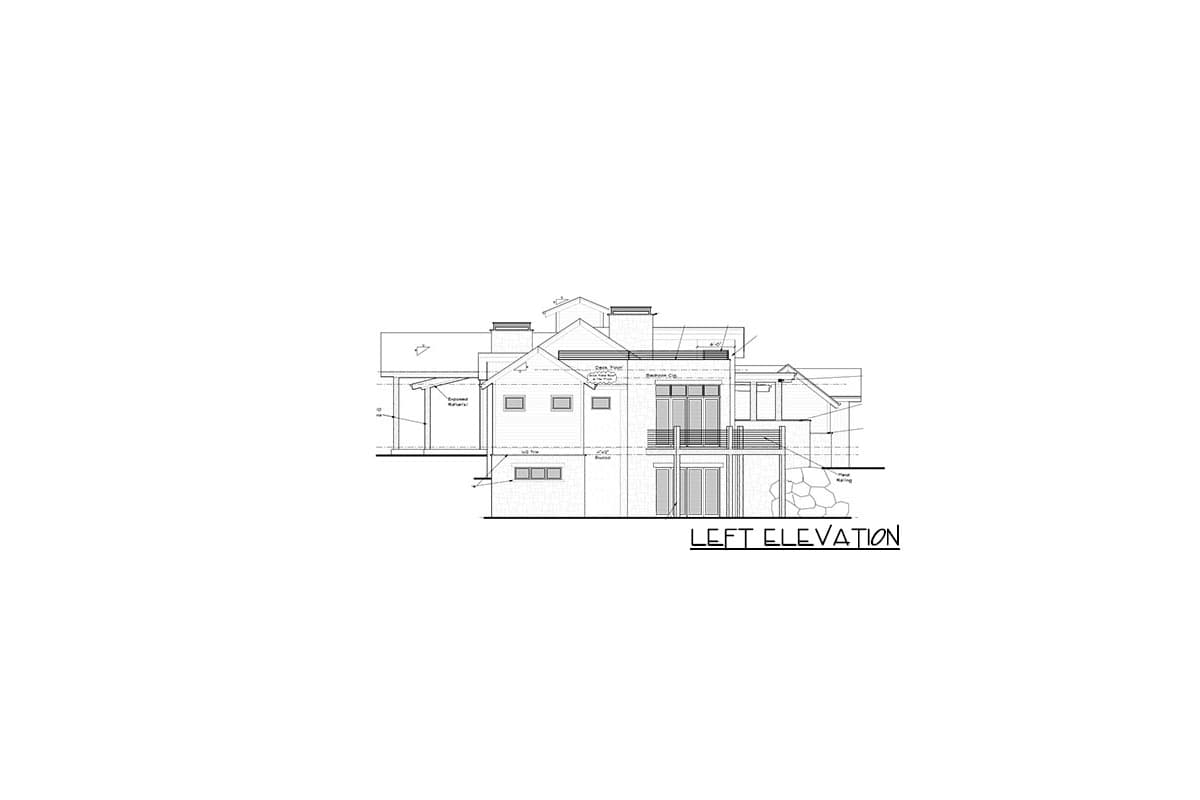 Plan 95117RW: Modern Mountain House Plan with Luxury Lower Level - Image #10 - Contemporary, Mid Century Modern, Modern, Northwest, Prairie, Rustic