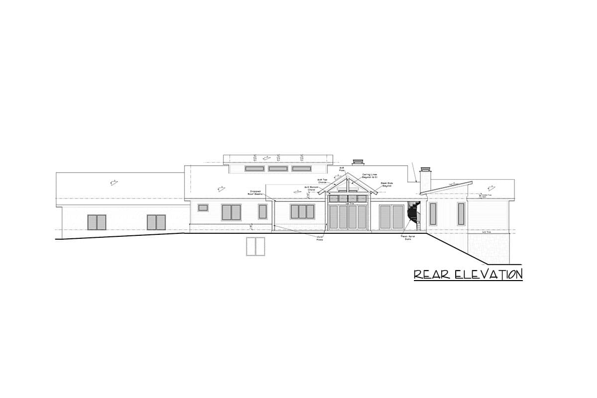 Plan 95117RW: Modern Mountain House Plan with Luxury Lower Level - Image #11 - Contemporary, Mid Century Modern, Modern, Northwest, Prairie, Rustic