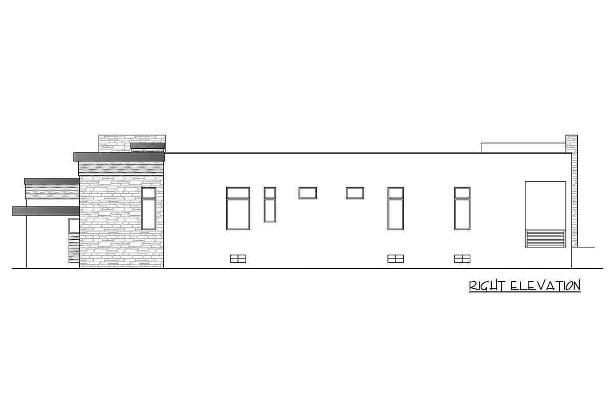 Plan 65630BS: 4-Bed Modern Florida Home Plan for Indoor Outdoor Living  - Image #4 - Contemporary, Mid Century Modern, Modern