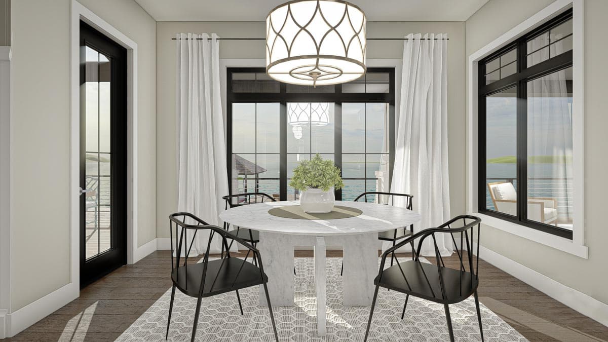 Plan 62345DJ: New American Lake House Plan with Full Wraparound Deck and Split Garages - 2435 Sq Ft - Image #8 - Country, Craftsman, Mountain, New American, Ranch, Traditional