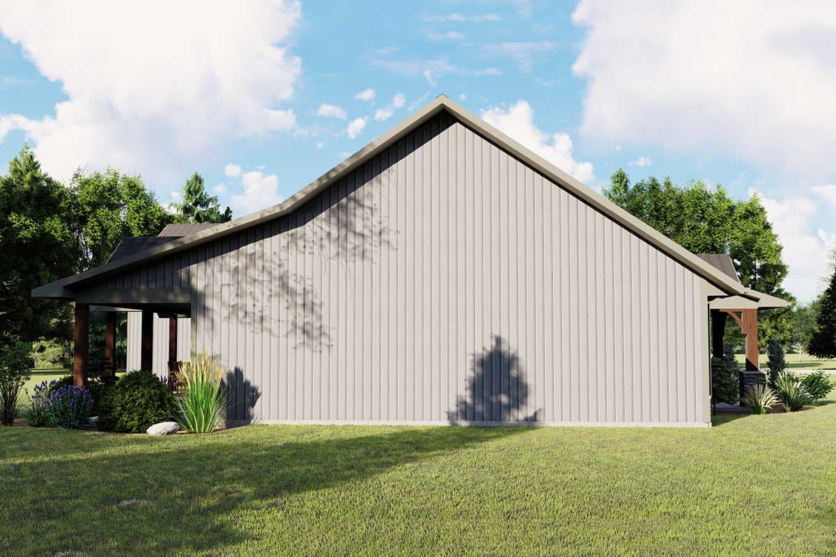 Plan 135044GRA: Barn-Inspired Country Home Plan with 5-Bay Garage - 2016 Sq Ft - Image #10 - Barndominium, Country, Craftsman