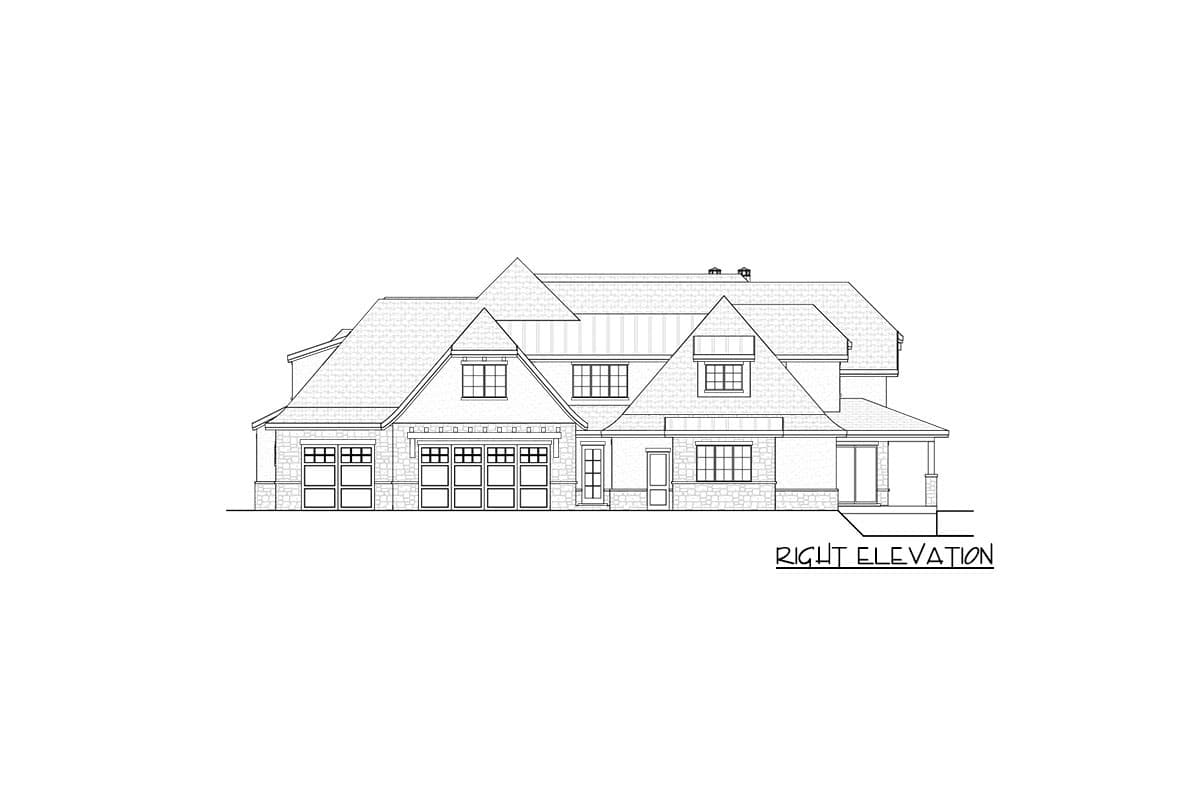 Plan 290143IY: Spacious European Mountain Home Plan with Sports Court - Image #5 - European, Mountain, Transitional