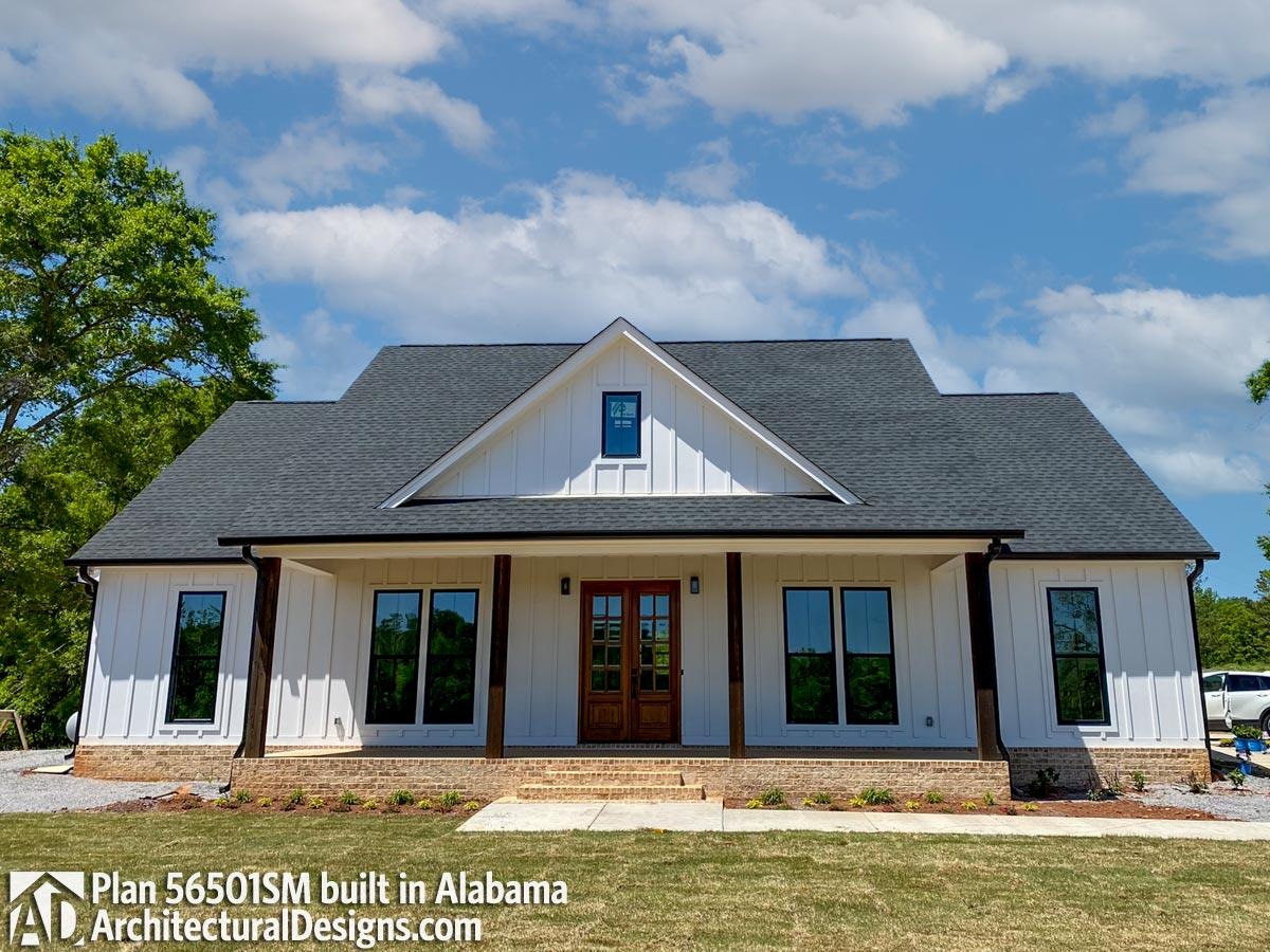 build gallery item - Modern Farmhouse Plan 56501SM Comes to Life in Alabama