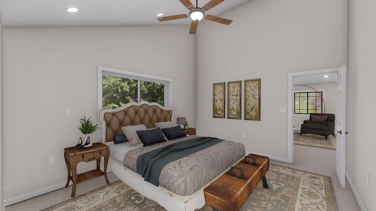 Plan 61377UT: Mountain Ranch Home Plan with Sunroom and Lower Level Garage - Image #24 - Craftsman, Mountain, Ranch, Vacation