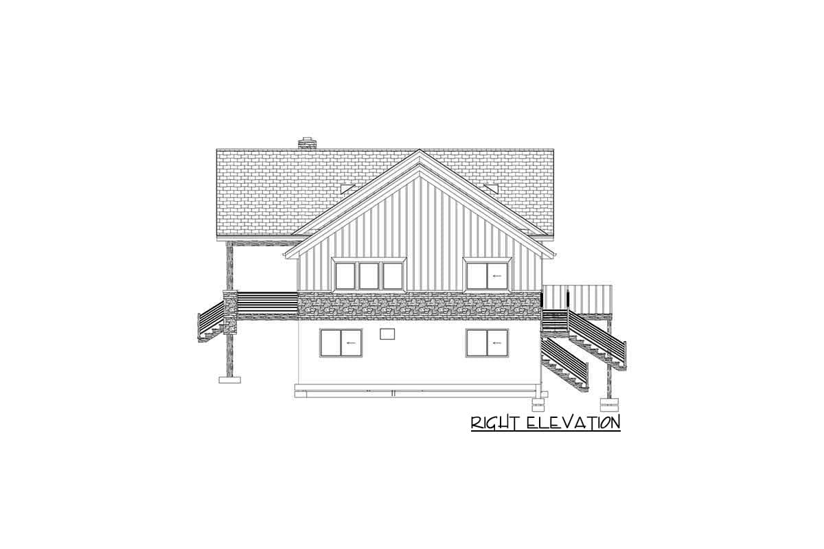 Plan 61377UT: Mountain Ranch Home Plan with Sunroom and Lower Level Garage - Image #30 - Craftsman, Mountain, Ranch, Vacation