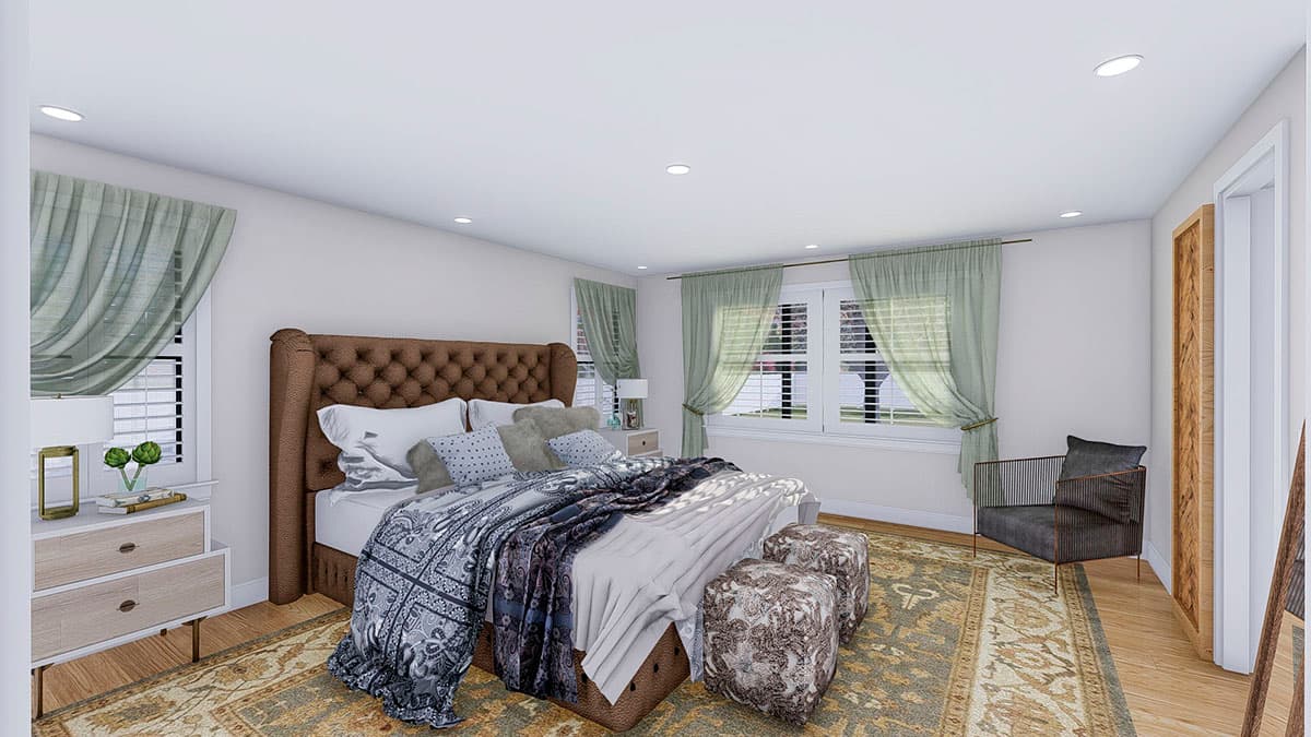 Plan 61379UT: Exclusive Modern Farmhouse Plan with 4-Car Garage and Home Office - Image #25 - Country, Farmhouse, Modern Farmhouse, New American