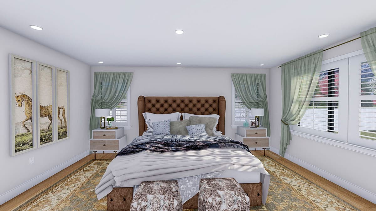 Plan 61379UT: Exclusive Modern Farmhouse Plan with 4-Car Garage and Home Office - Image #26 - Country, Farmhouse, Modern Farmhouse, New American