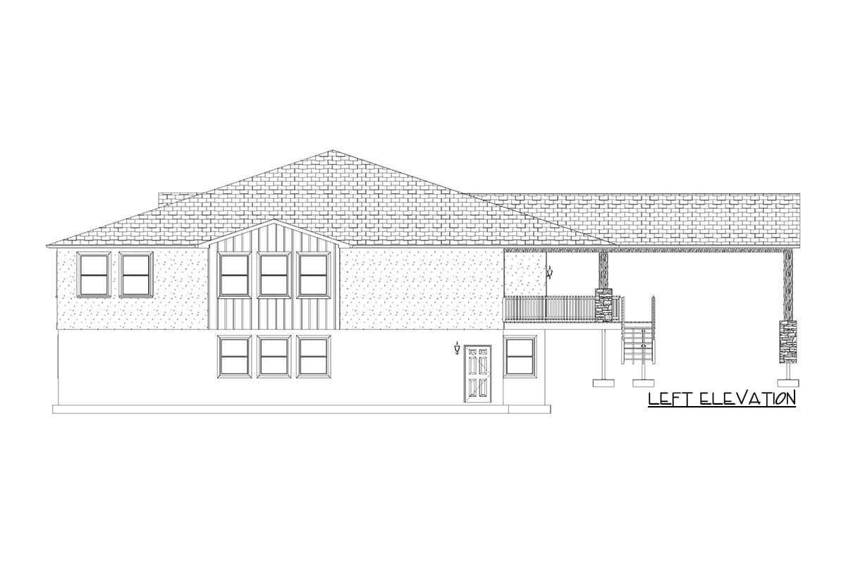 Plan 61380UT: Contemporary Mountain House Plan for Multi-generational Living - Image #48 - Contemporary, Mountain, Ranch