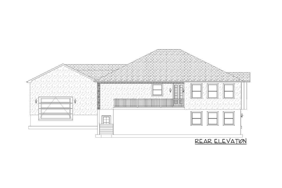 Plan 61380UT: Contemporary Mountain House Plan for Multi-generational Living - Image #49 - Contemporary, Mountain, Ranch