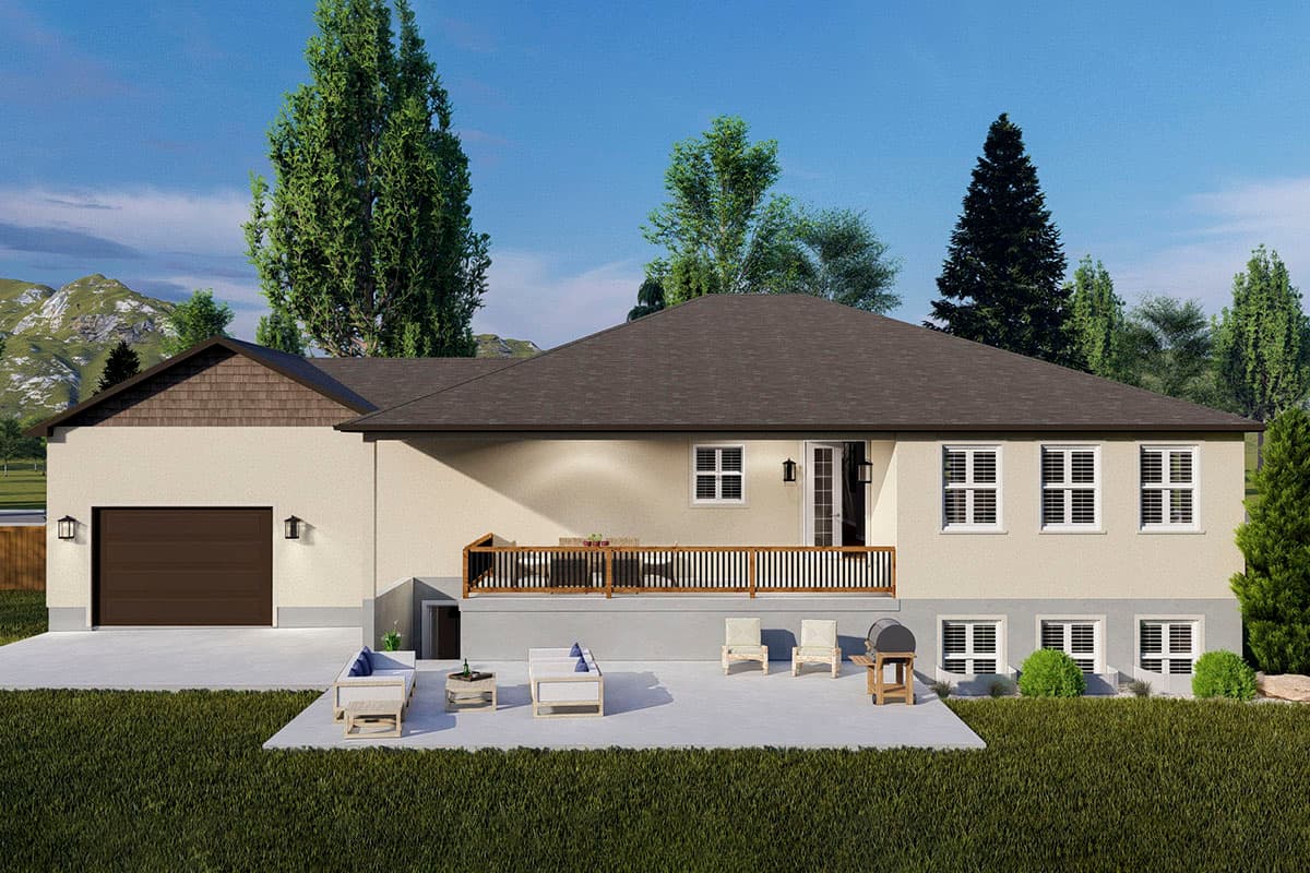 Plan 61380UT: Contemporary Mountain House Plan for Multi-generational Living - Image #21 - Contemporary, Mountain, Ranch
