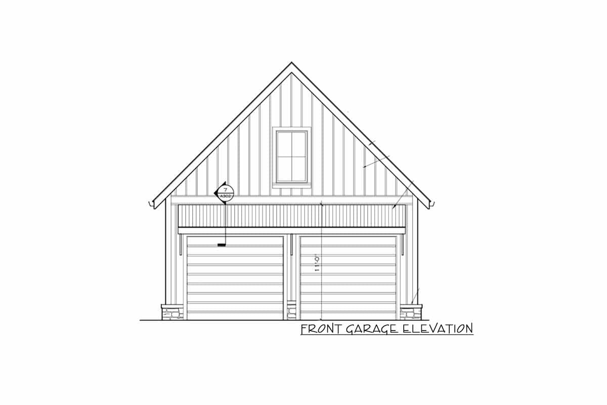 Plan 18884CK: Compact Country House Plan with Detached Garage - Image #5 - Cottage, Country, Modern Farmhouse, Mountain, New American, Rustic, Vacation
