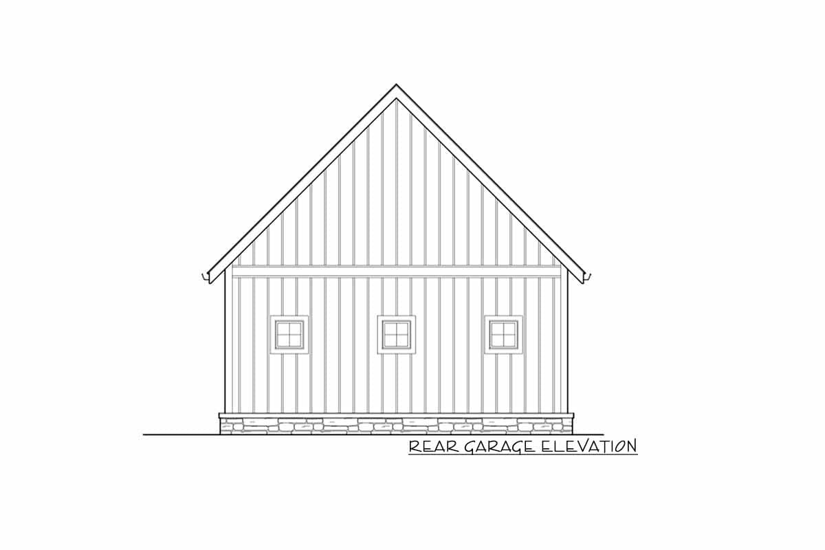 Plan 18884CK: Compact Country House Plan with Detached Garage - Image #7 - Cottage, Country, Modern Farmhouse, Mountain, New American, Rustic, Vacation