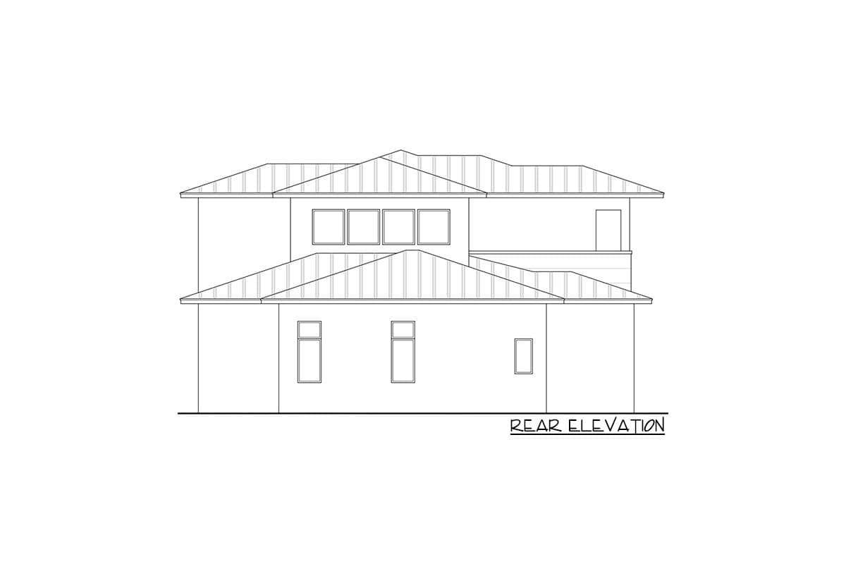 Plan 65635BS: 2-Story Coastal Contemporary House Plan with Study and Main-Floor Owner's Suite - 2803 Sq Ft - Image #4 - Coastal, Coastal Contemporary, Contemporary, European, Florida-Style, Mid Century Modern