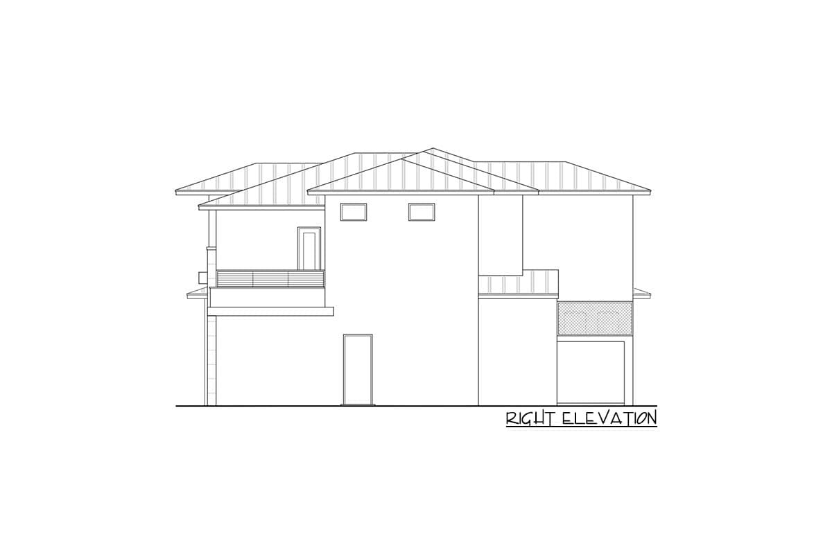 Plan 65635BS: 2-Story Coastal Contemporary House Plan with Study and Main-Floor Owner's Suite - 2803 Sq Ft - Image #5 - Coastal, Coastal Contemporary, Contemporary, European, Florida-Style, Mid Century Modern