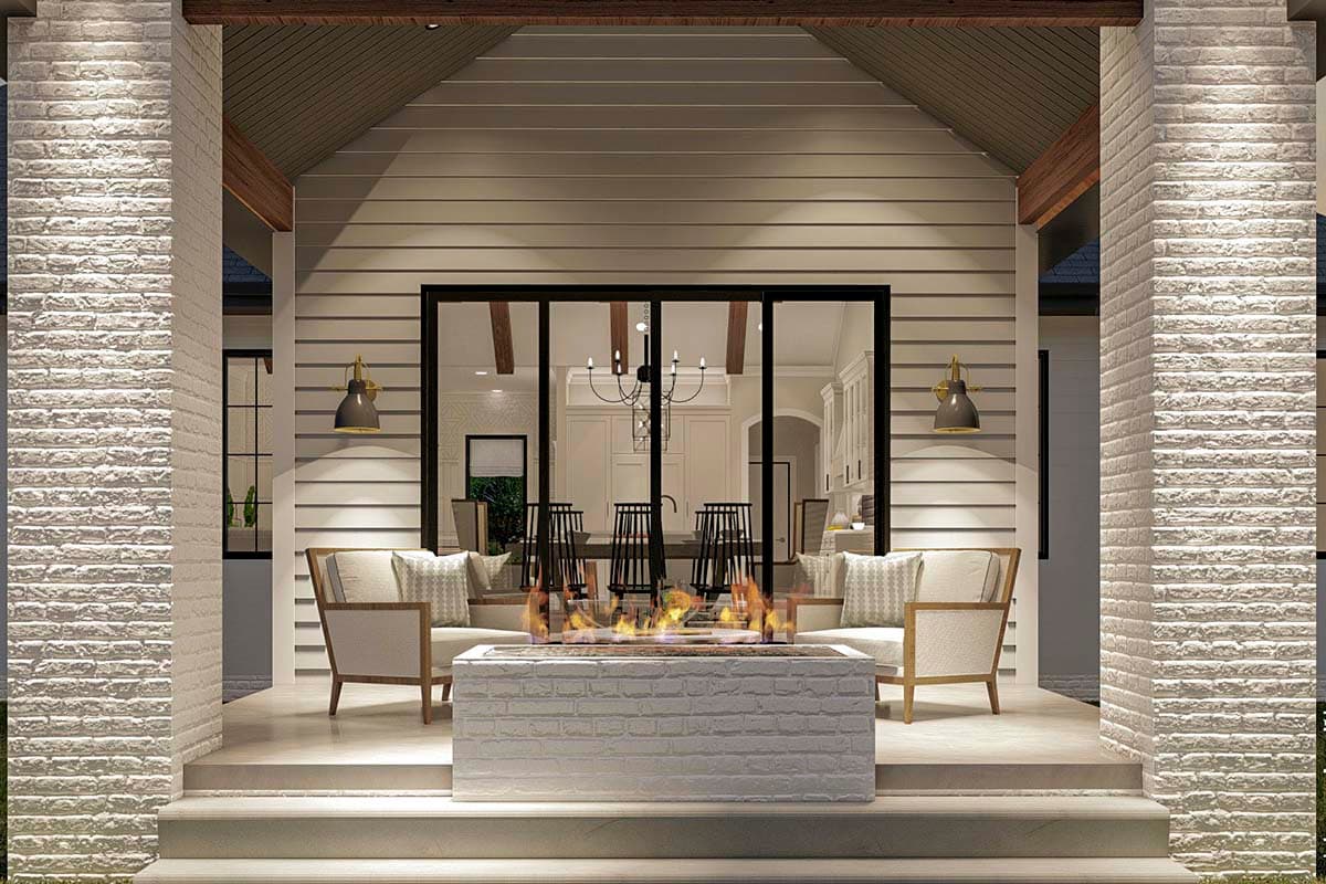 Plan 62352DJ: One-story Home Plan with Hidden Room in Optional Lower Level - Image #12 - Craftsman, Traditional