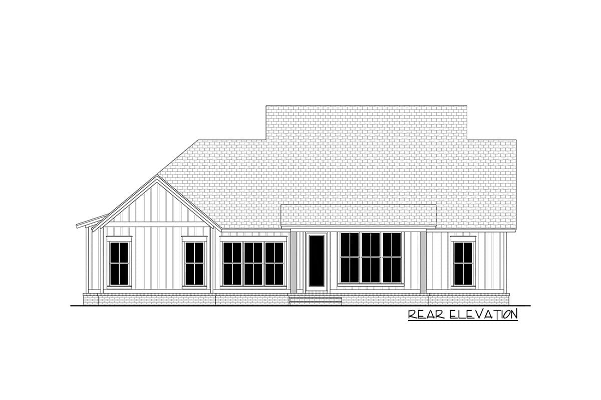 Plan 51859HZ: Compact Modern Farmhouse Under 1800 Square Feet with 3 Bedrooms - Image #5 - Country, Farmhouse, Modern Farmhouse, New American