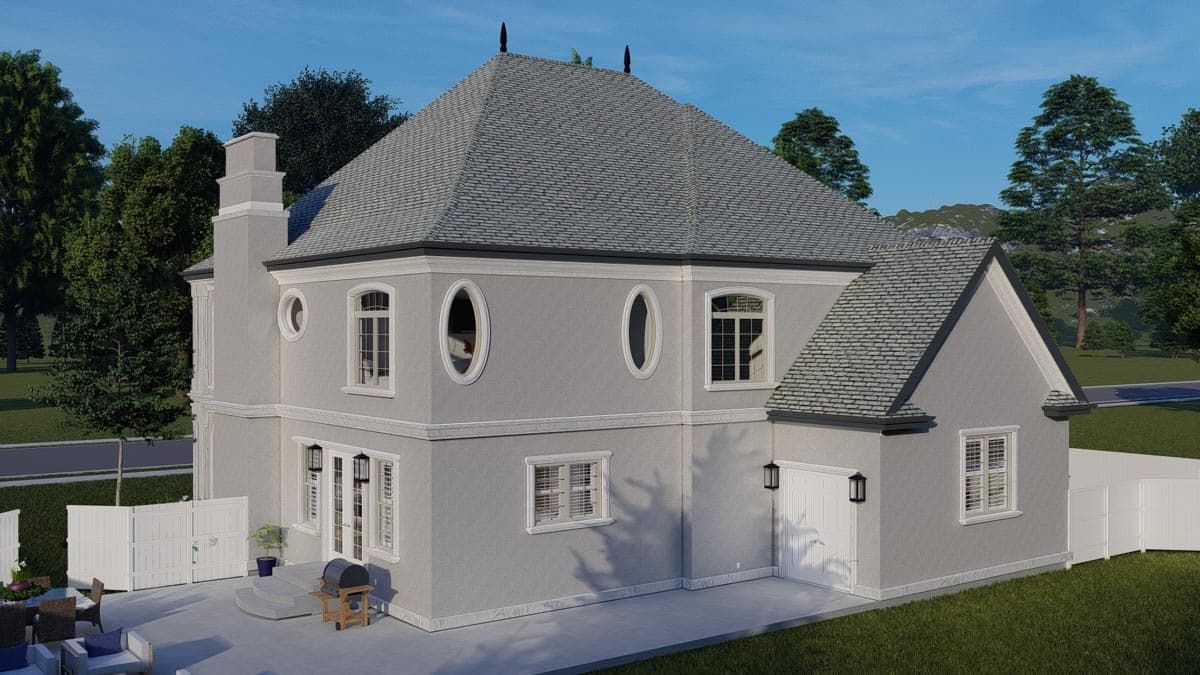 Plan 61381UT: Exclusive Georgian Home Plan with Home Office and Two Master Suites - Image #81 - Georgian, Traditional